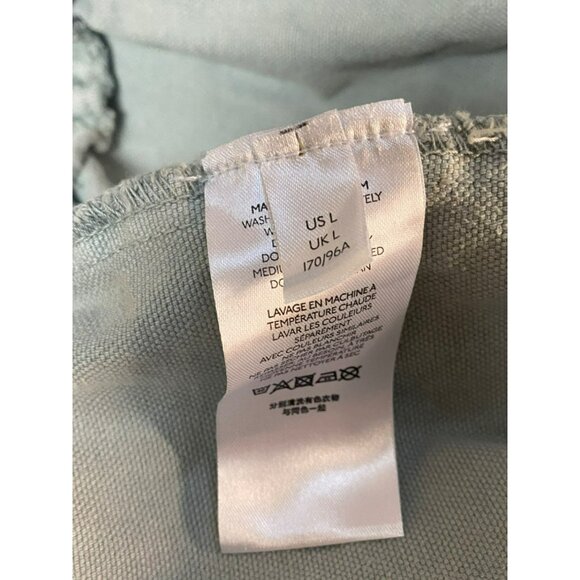 Urban Outfitters BDG Utility Coat Jacket Skate Hooded Zip Front Large Sage Green - Picture 7 of 8